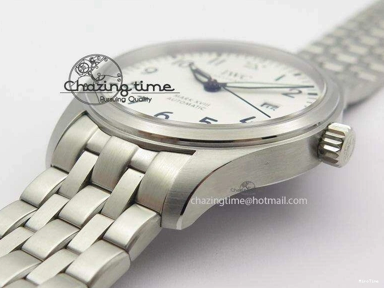 MIROTIME 0813 Mark XVIII IW327002 SS Mk Maker Best Edition White Dial On SS Bracelet A Premium 7300